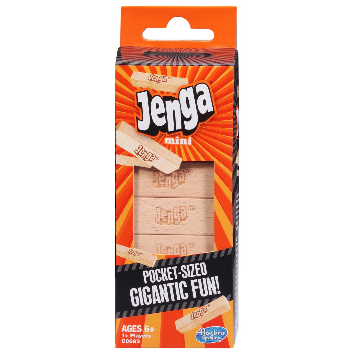 slide 1 of 9, Hasbro Pocket-Sized Mini Jenga Mini Game 1 ea, 1 ct