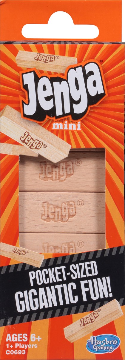 slide 6 of 9, Hasbro Pocket-Sized Mini Jenga Mini Game 1 ea, 1 ct