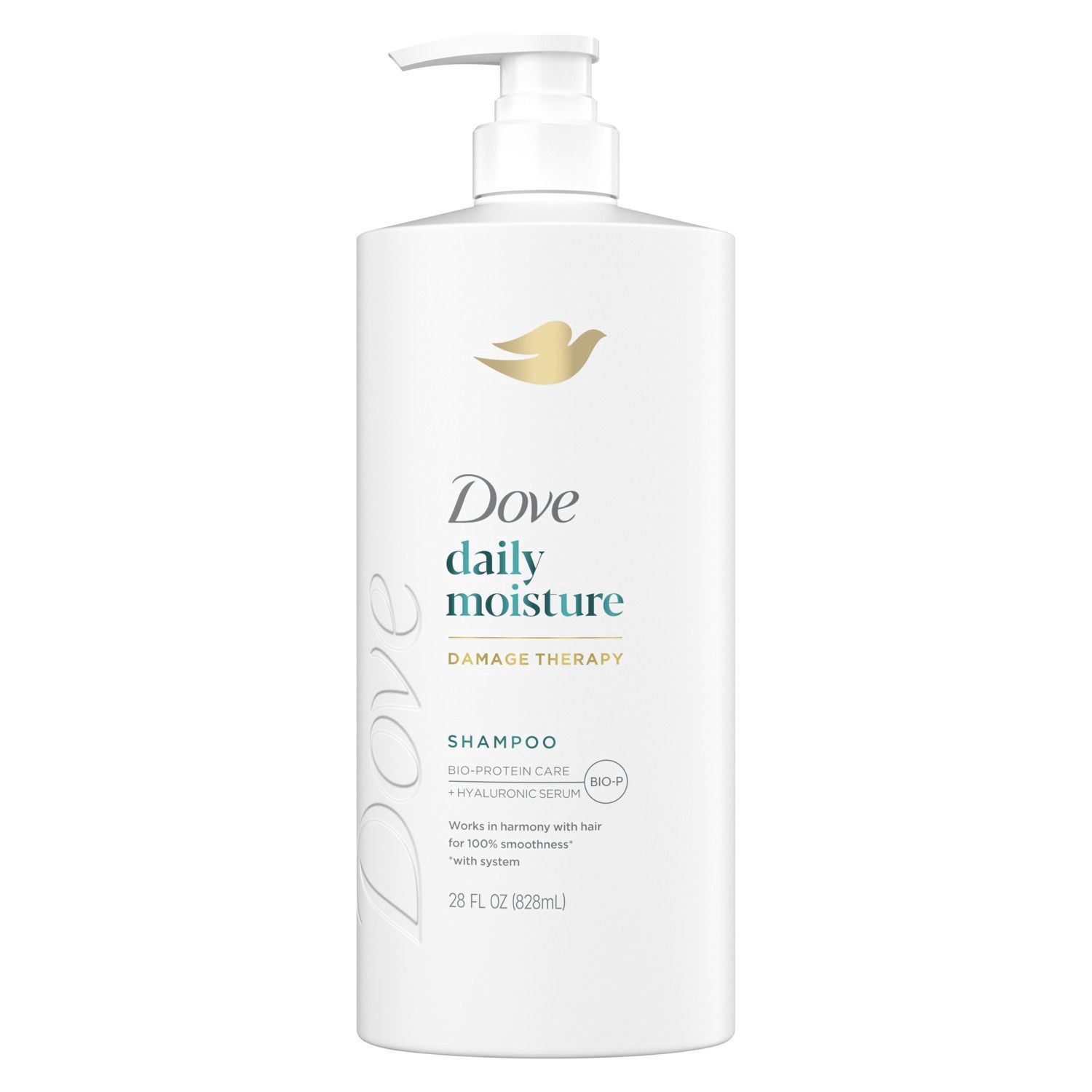 slide 1 of 1, Dove Shampoo Daily Moistur, 28 fl oz
