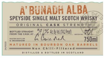 slide 2 of 6, Aberlour Single Malt Scotch Whiskey A'bunadah Alba, 750 mL Bottle, 56.5% ABV, 25.4 oz