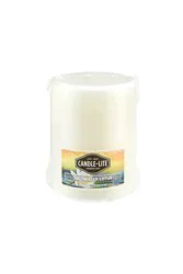 Candle-Lite Scented Pillar Candle, Saltwater Lotus