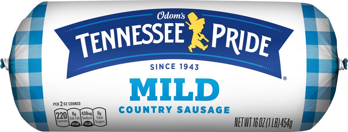 slide 1 of 5, Odoms Tennessee Pride Mild Country Sausage 16 oz, 16 oz