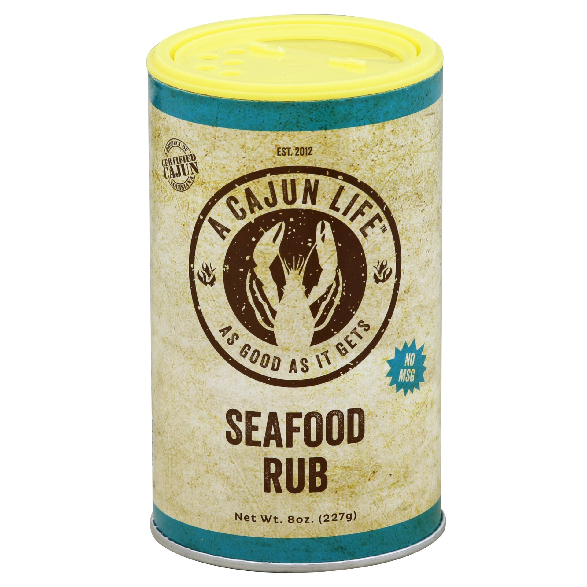 slide 1 of 1, A Cajun Life Seafood Rub Seasoning, 8 oz