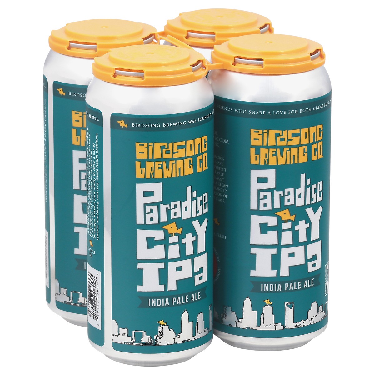 slide 9 of 9, Birdsong Brewing Co. Paradise City IPA Beer 4 - 1 pint Cans, 4 ct; 16 oz