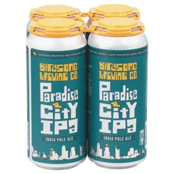 Birdsong Brewing Co. Paradise City IPA Beer - 4 x 1 pint Cans