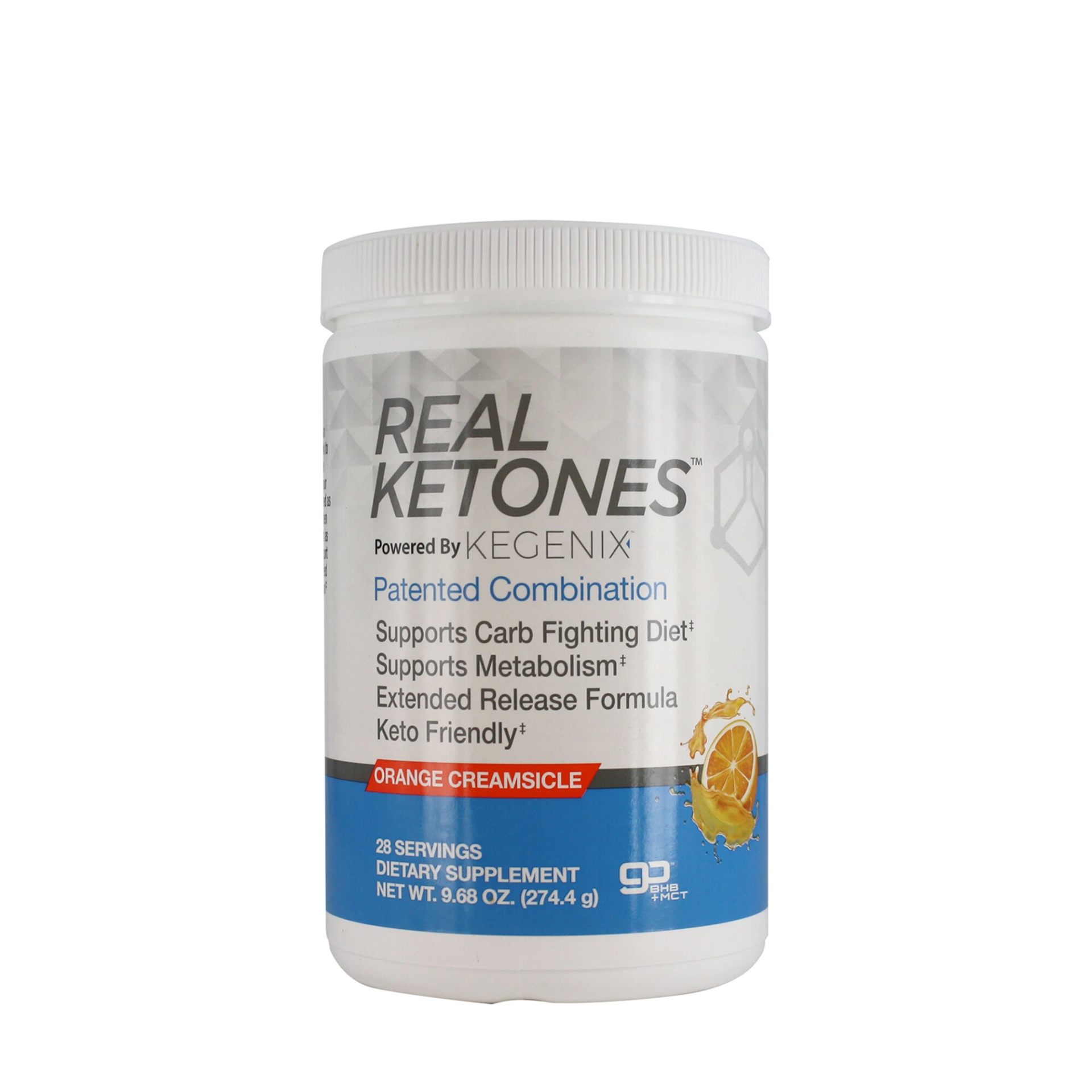 slide 1 of 1, Real Ketones GoBGB - Orange Creamsicle, 9.68 oz