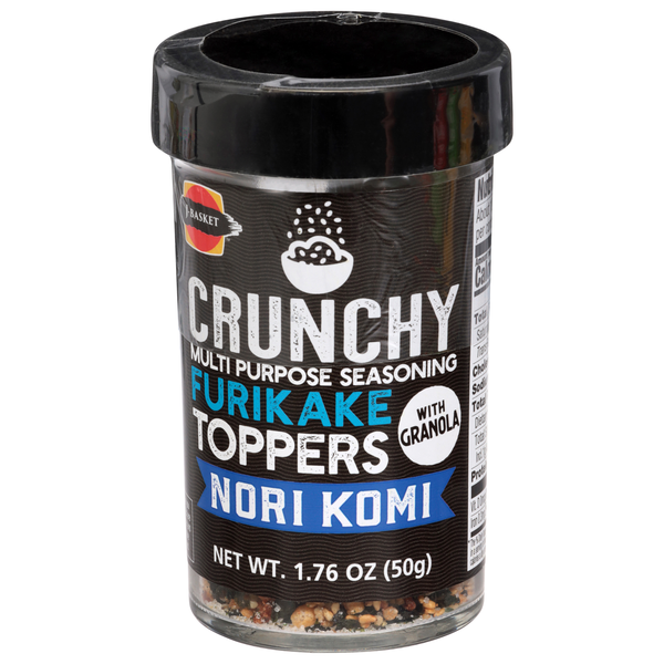 slide 1 of 1, J Basket Crunchy Furikake Nori Kome, 1.76 oz