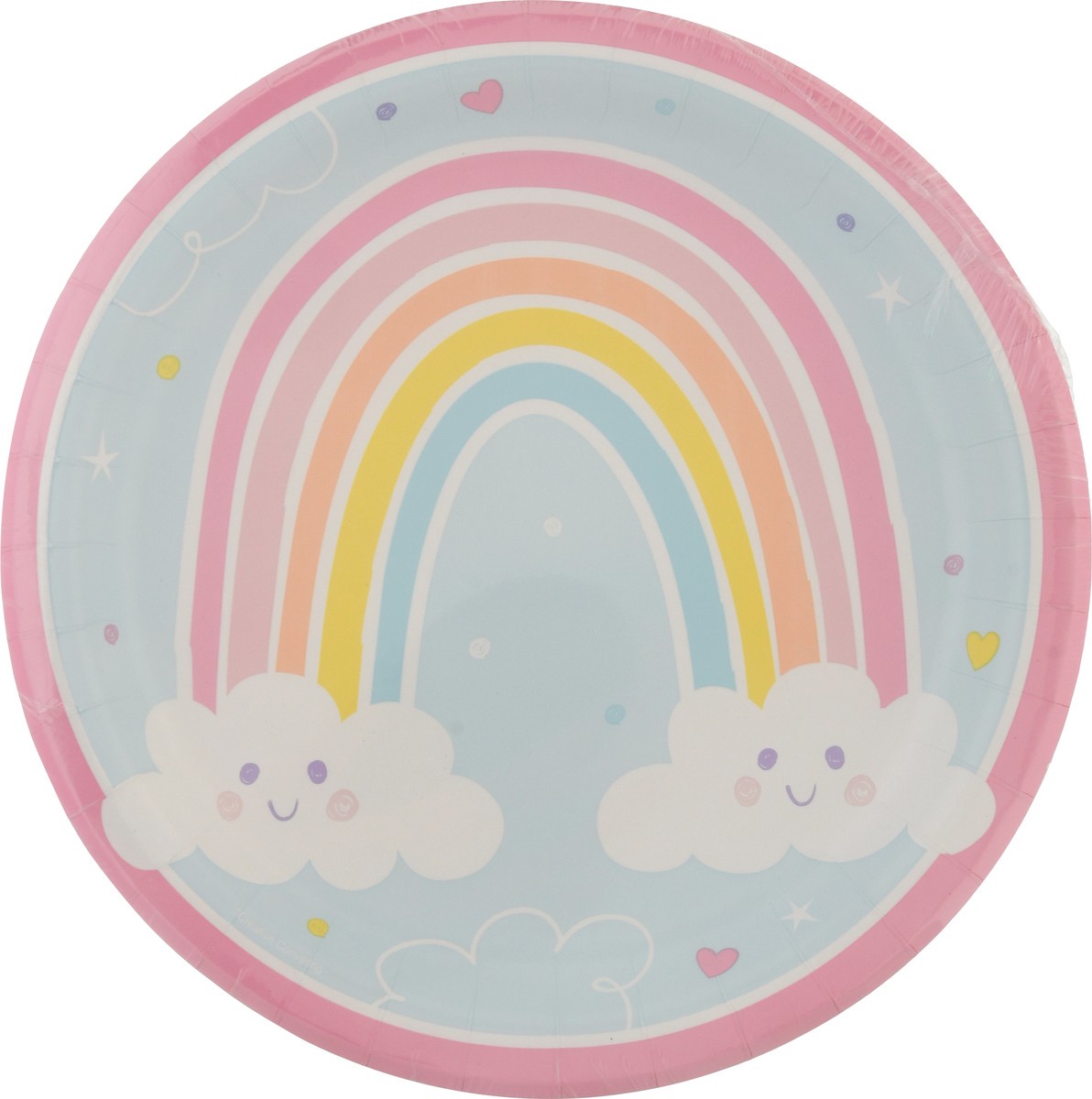 slide 8 of 11, Celebrations Happy Rainbow Plates 8 ea, 1 ct