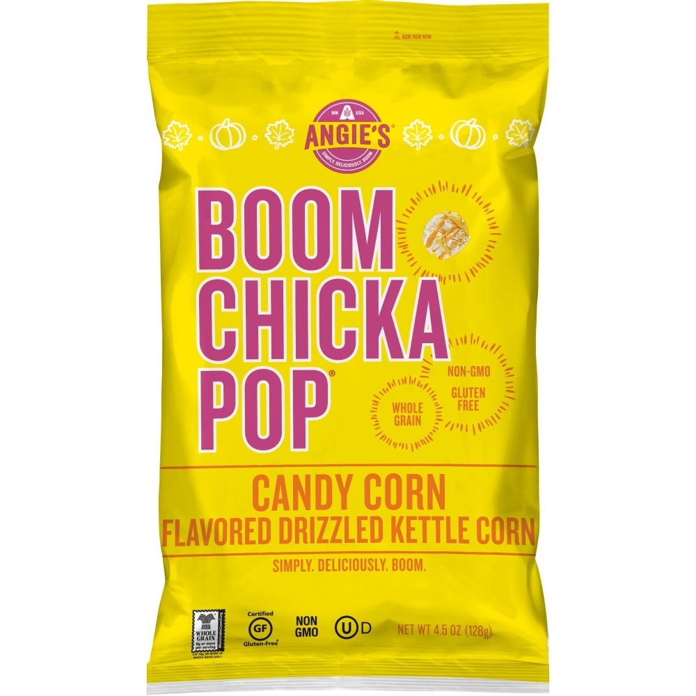 slide 1 of 1, BOOMCHICKAPOP Kettle Corn, Holidrizzle, Candy Corn Flavored, 4.5 oz