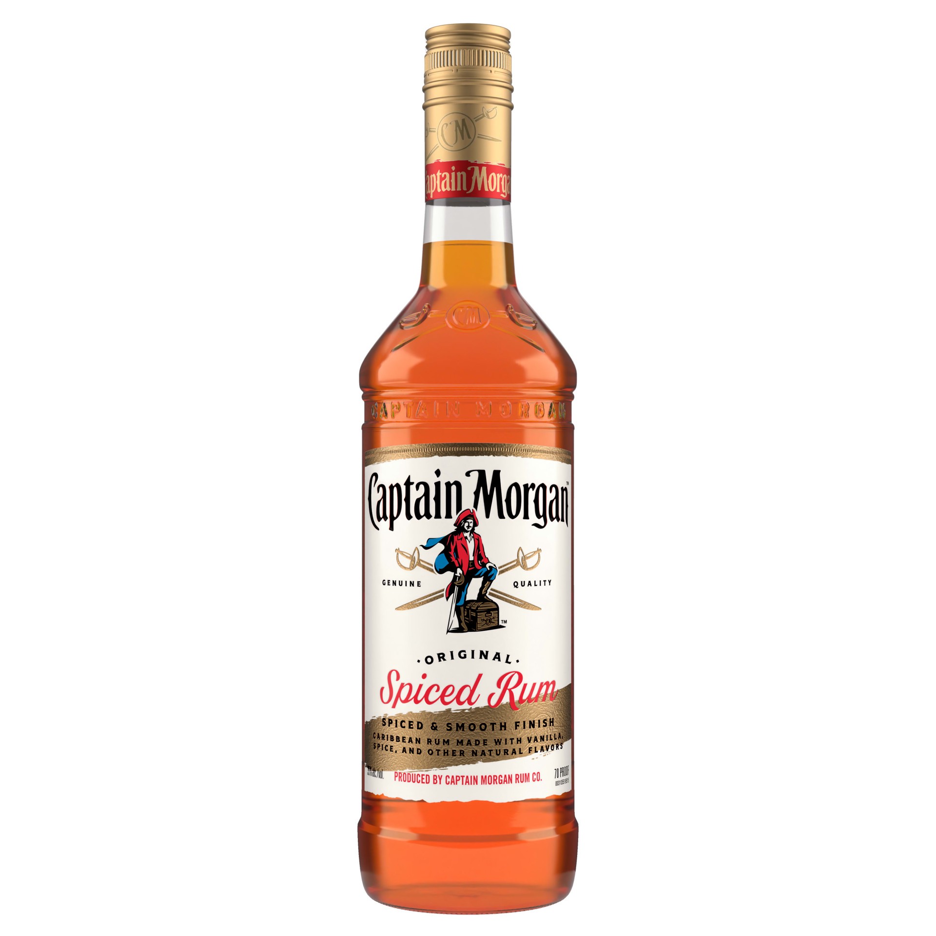 slide 1 of 4, Captain Morgan Original Spiced Rum, 750 mL, 750 ml