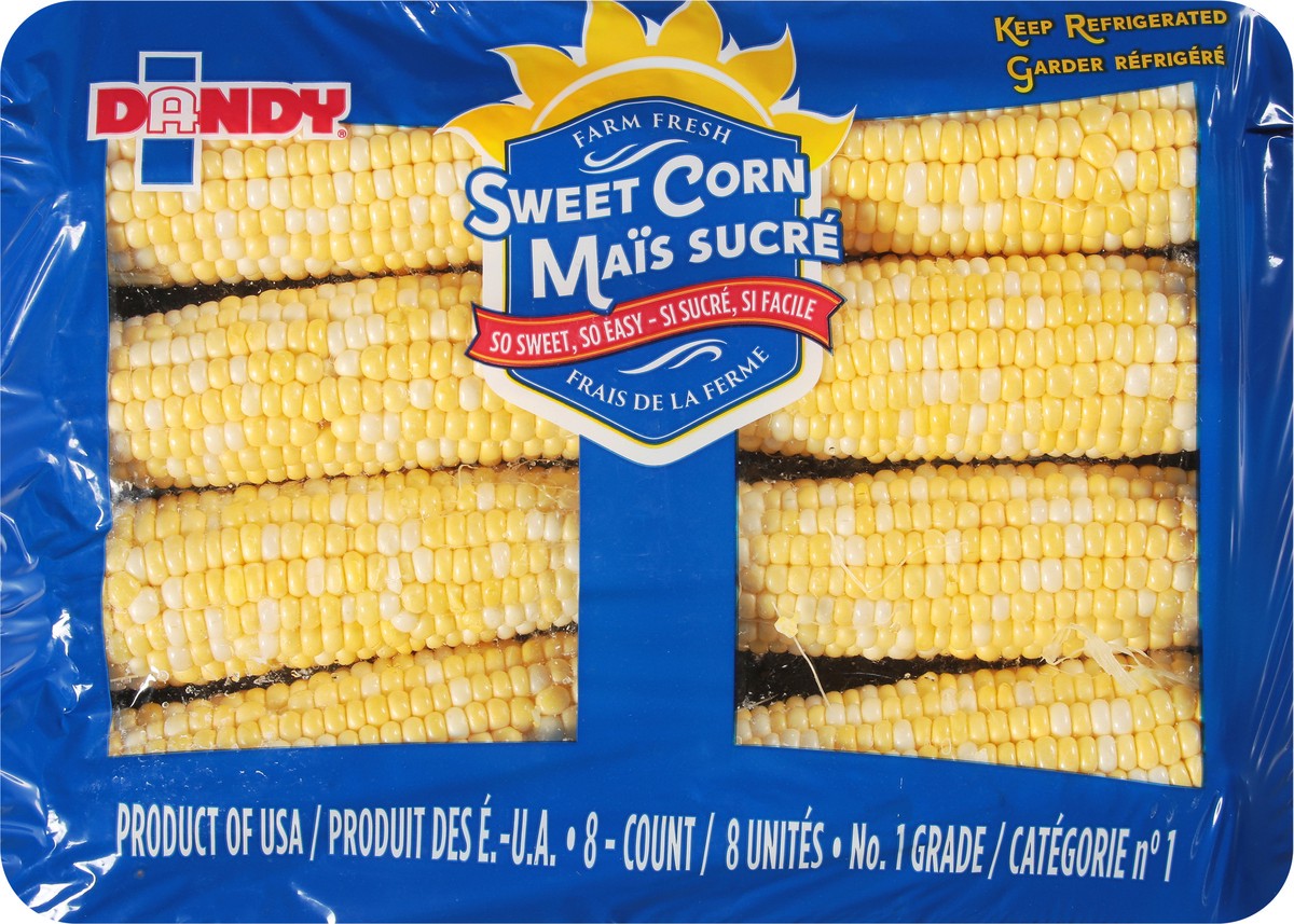 slide 10 of 11, Dandy Sweet Corn 8 ea, 8 ct