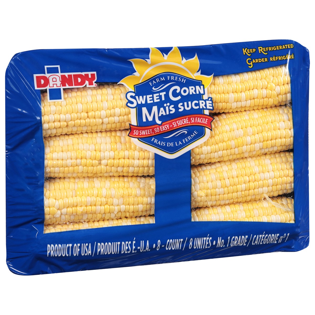 slide 4 of 11, Dandy Sweet Corn 8 ea, 8 ct