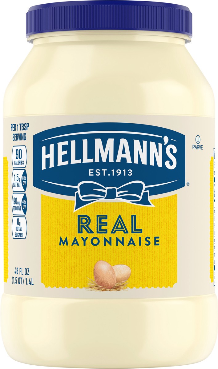 slide 5 of 9, Hellmann's Real Mayonnaise, 48 oz