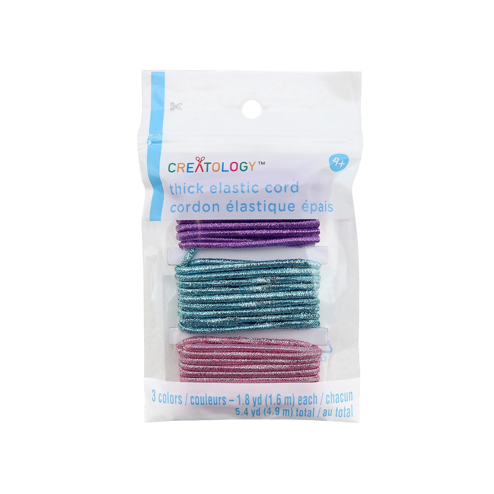 slide 3 of 3, Unicorn Thick Elastic Cord Pack By Creatology, 1.8 yd