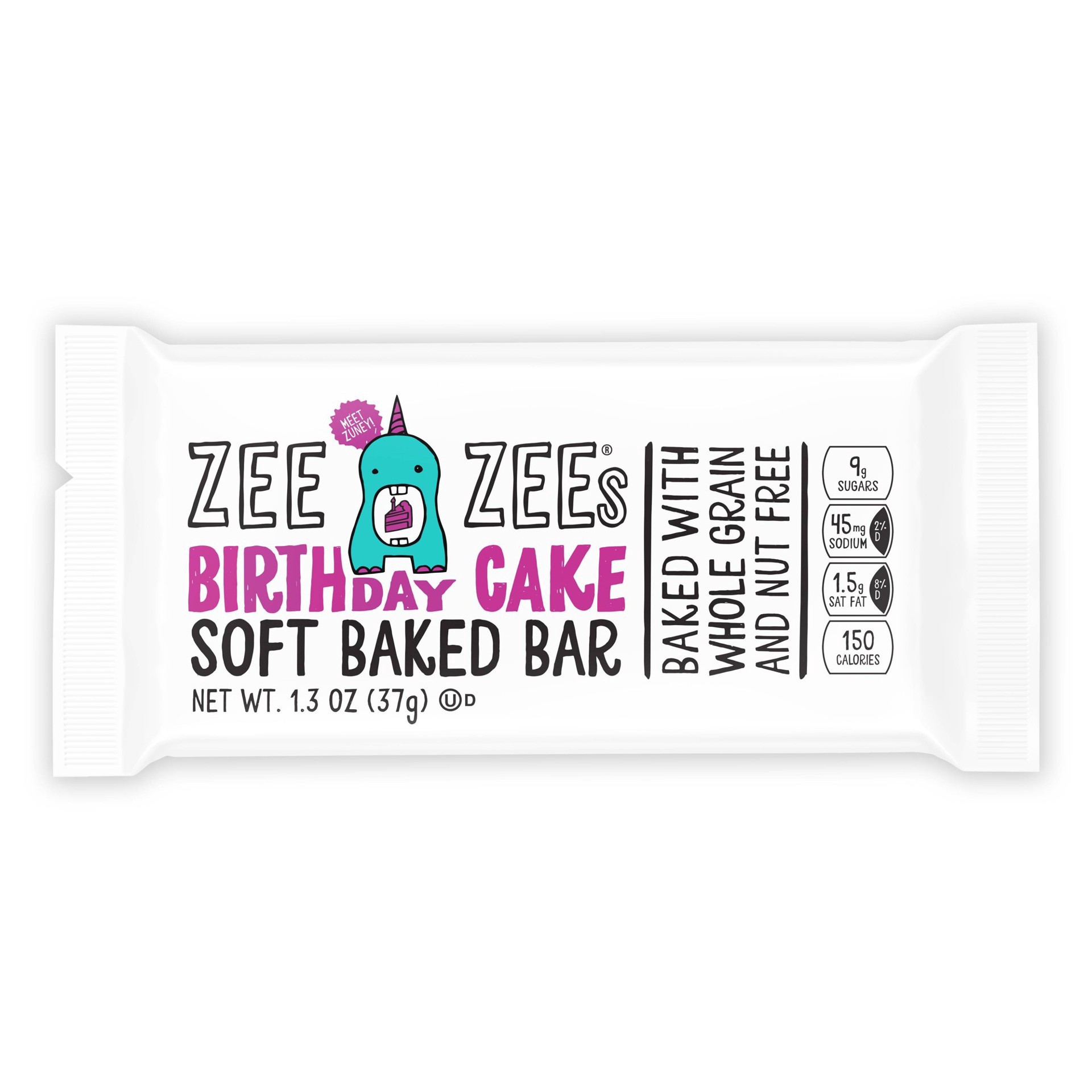 slide 2 of 3, Zee Zee's Birthday Cake Soft Baked Bar 6 Packed, Unspecified 6 - 1.3 oz Bars, 6 ct