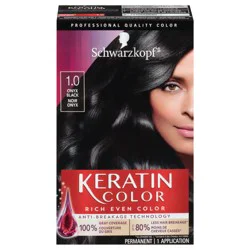 Schwarzkopf 1.0 Onyx Black Permanent Hair Color - 1 Each