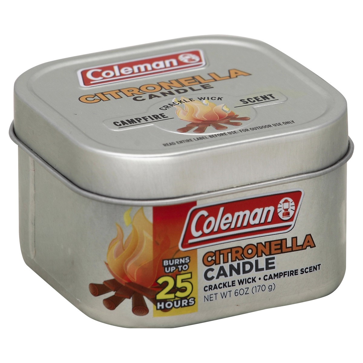 slide 3 of 4, Coleman Citronella Candle Tin Campfire, 6 oz