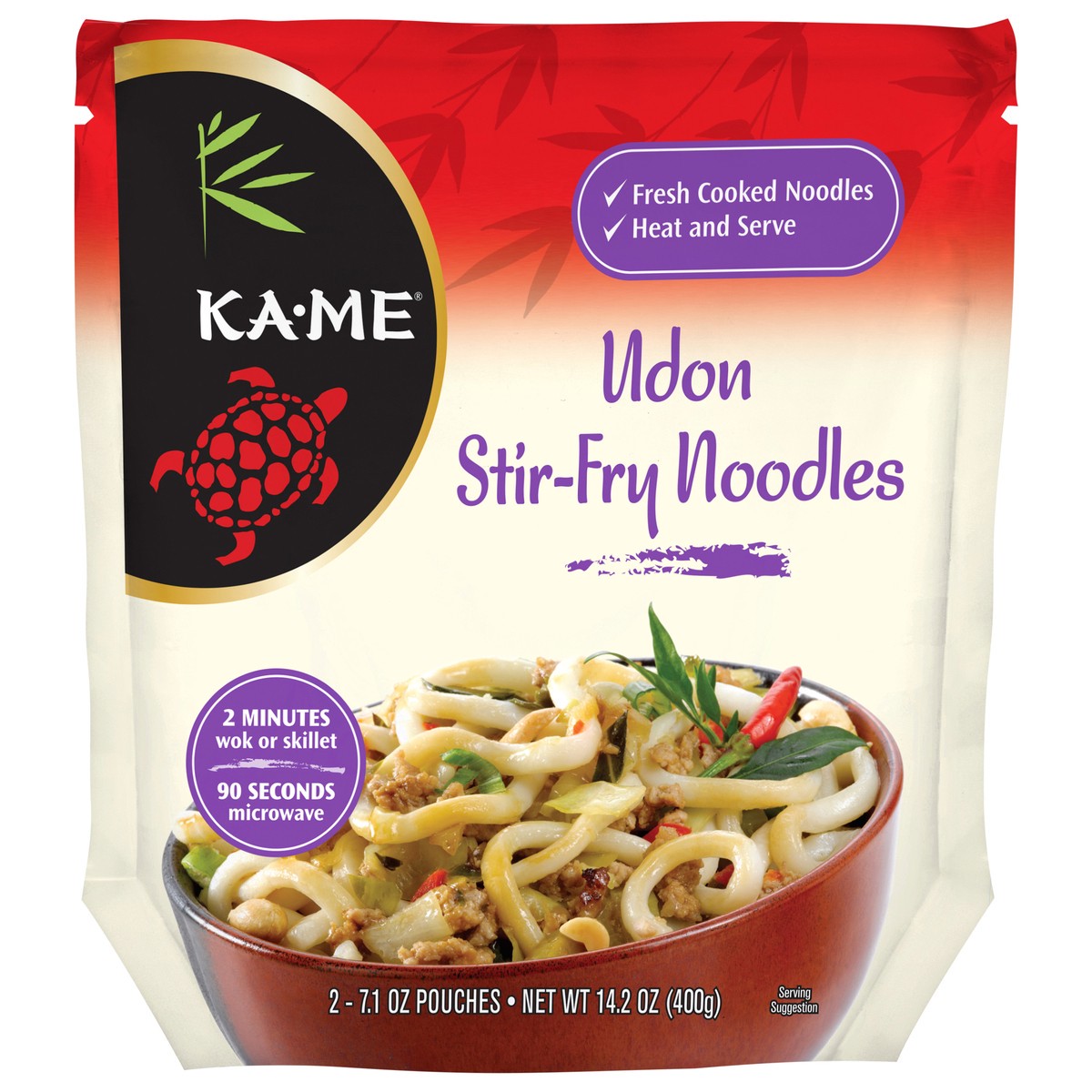 slide 1 of 13, KA-ME Udon Stir-Fry Noodles - 2 CT, 14.2 oz