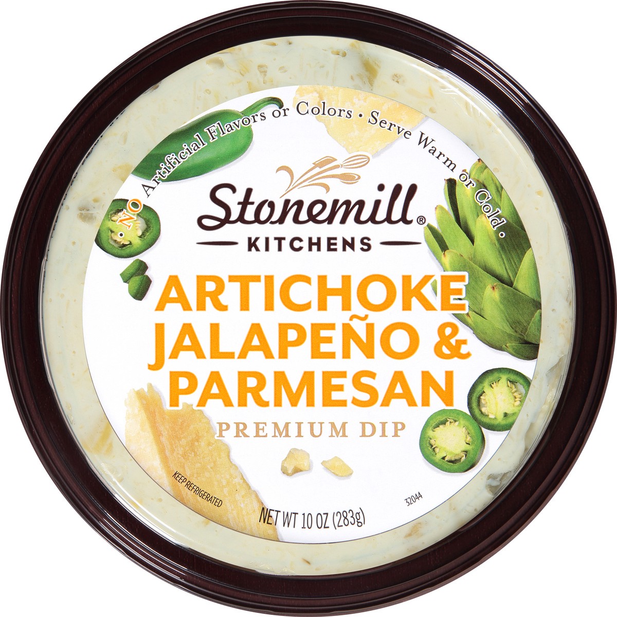 slide 1 of 9, Stonemill Kitchens Artichoke Jalapeno & Parmesan Premium Dip, 10 oz