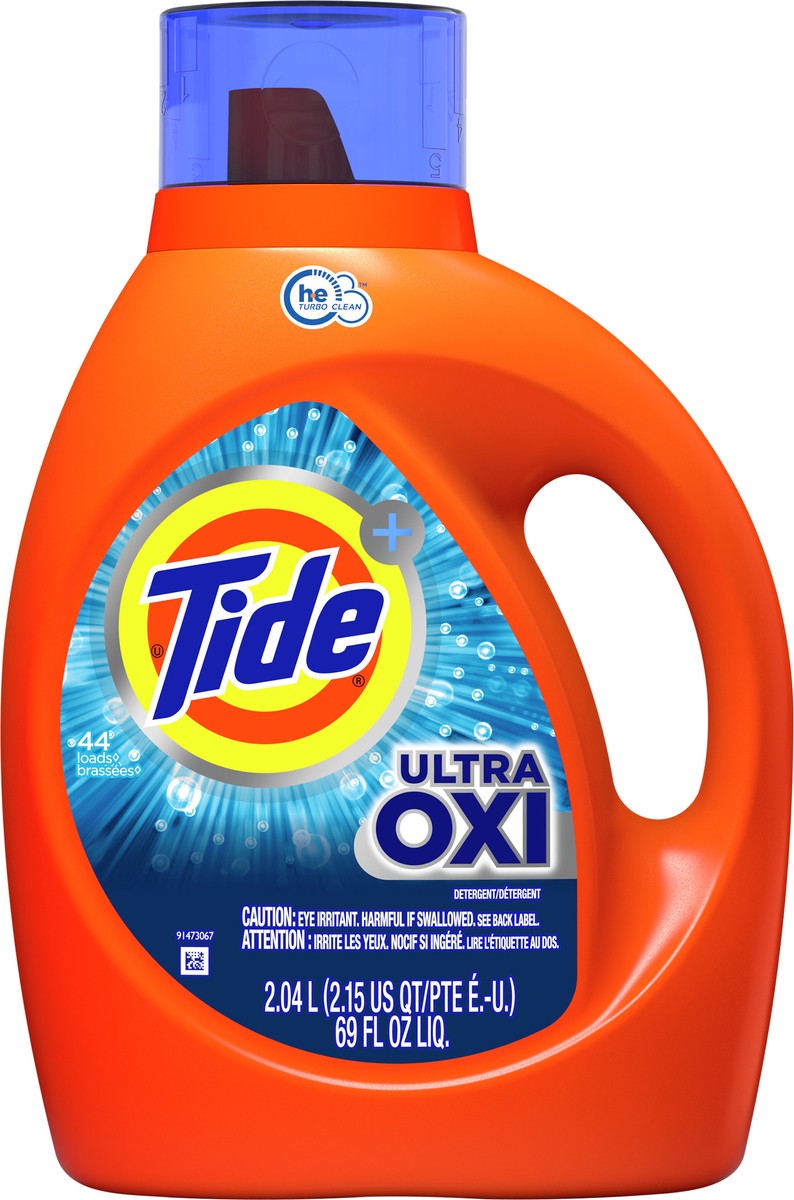 slide 4 of 4, Tide Ultra Oxi Liquid Laundry Detergent, 69 fl oz