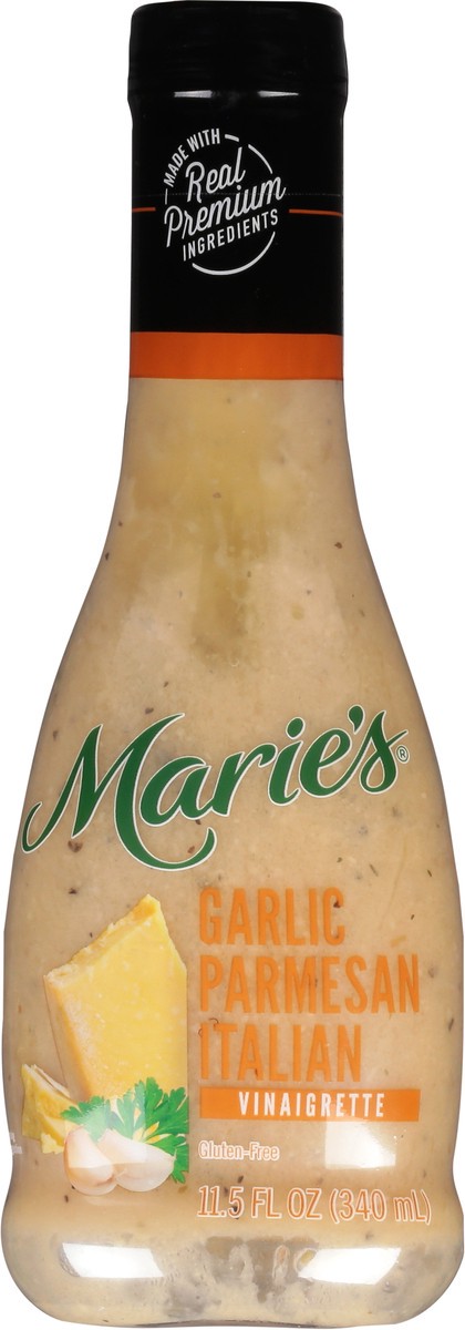 slide 3 of 9, Marie's Garlic Parmesan Italian Vinaigrette 11.5 fl oz, 11.5 fl oz