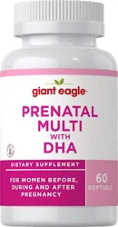 Giant Eagle Prenatal Multi With Dha