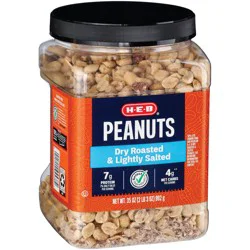 H-E-B Lightly Salted Dry Roasted Peanuts