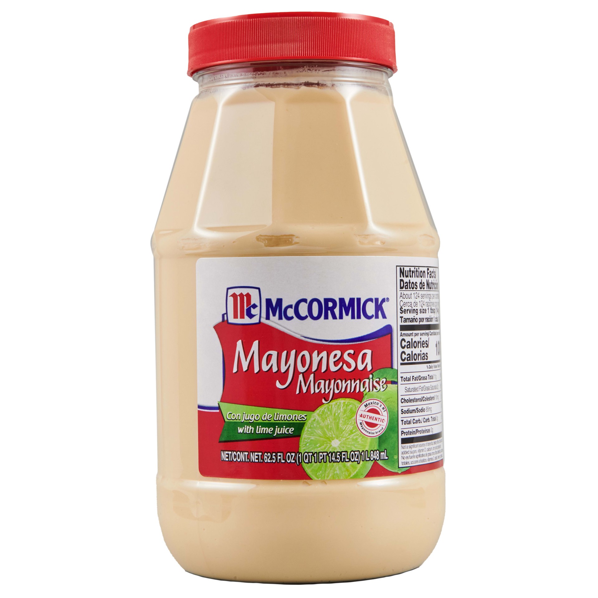 slide 1 of 9, McCormick Mayonesa (Mayonnaise) With Lime Juice, 62.5 fl oz, 62.5 oz