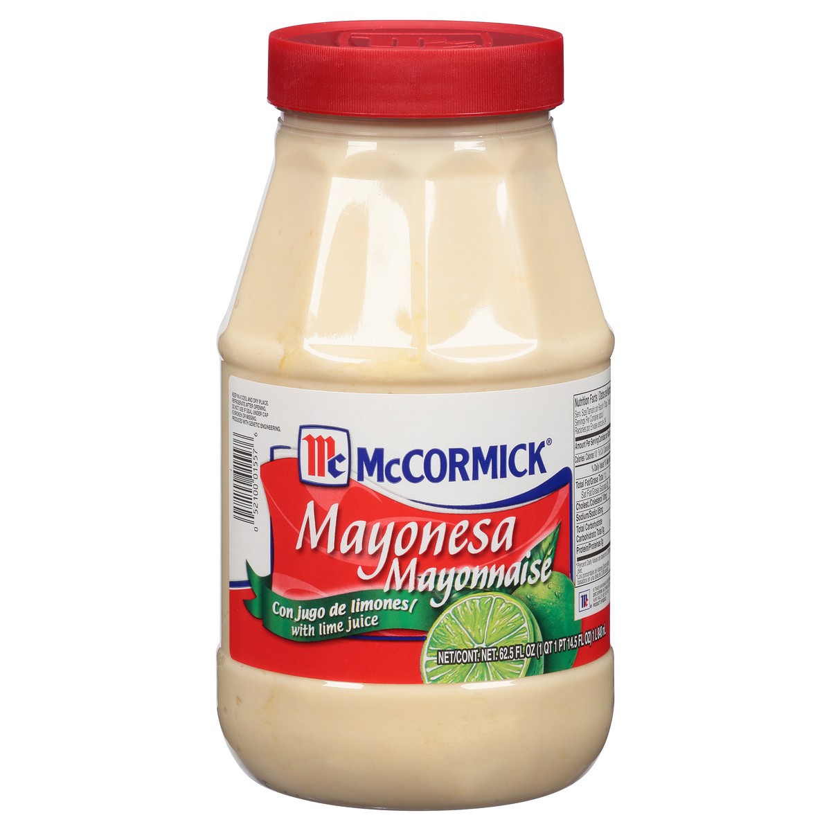 slide 2 of 9, McCormick Mayonesa (Mayonnaise) With Lime Juice, 62.5 fl oz, 62.5 oz