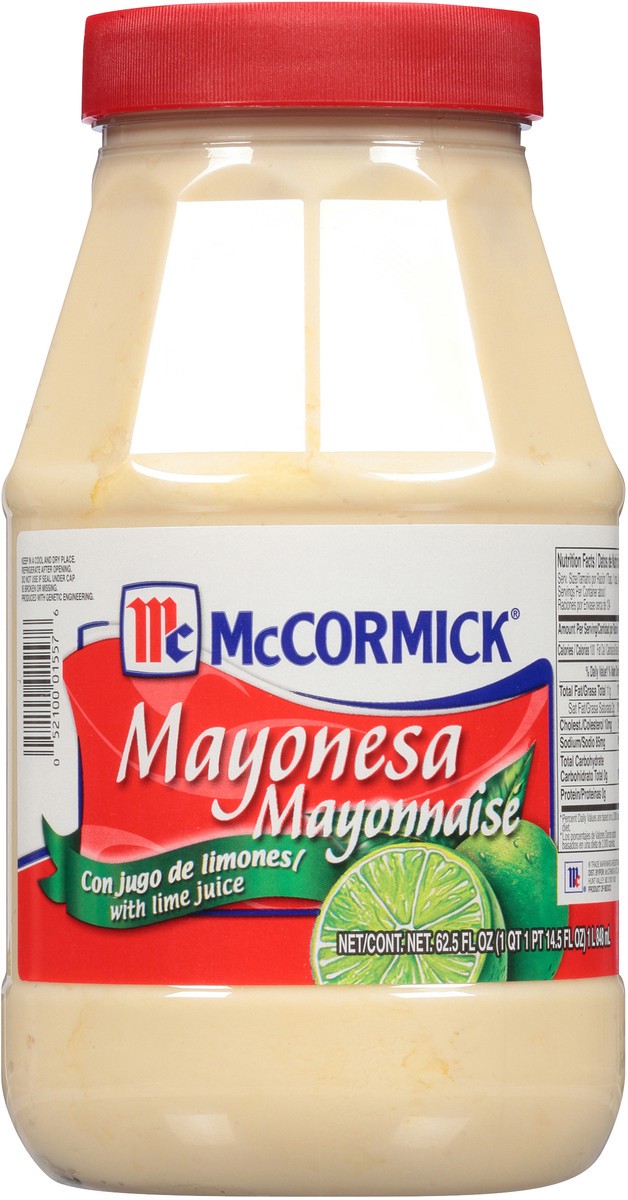 slide 8 of 9, McCormick Mayonesa (Mayonnaise) With Lime Juice, 62.5 fl oz, 62.5 oz