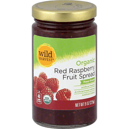 slide 1 of 1, Wild Harvest Organic Red Raspberry Fruit Spread, 9 oz