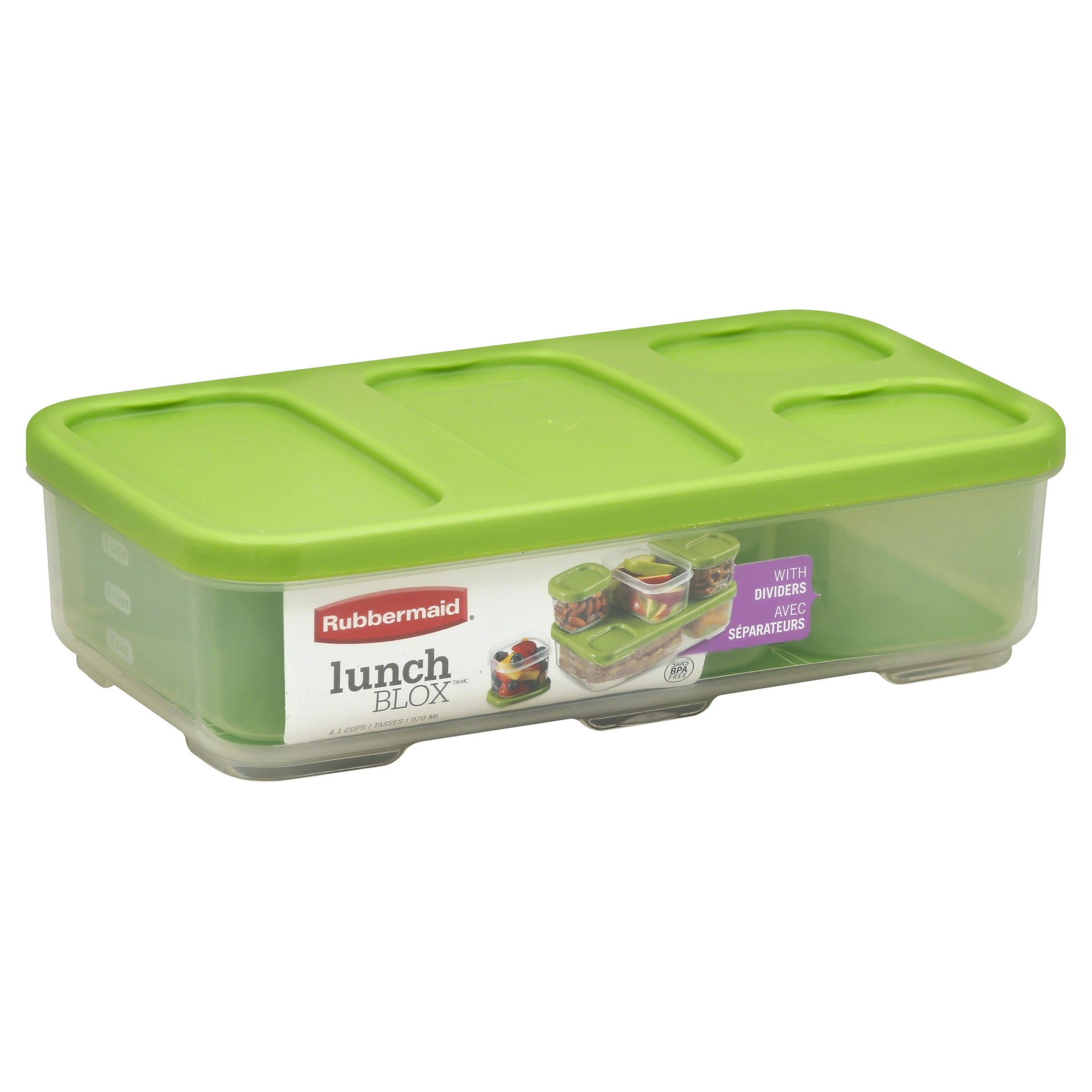 slide 1 of 1, Rubbermaid LunchBlox Entree Container, 1 ct