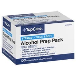 Topco Alcohol Isprpyl 70 Pct Prep Pad