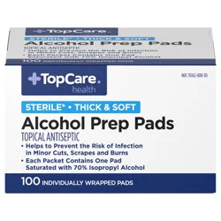 Topco Isopropyl Alcohol 70% Prep Pads
