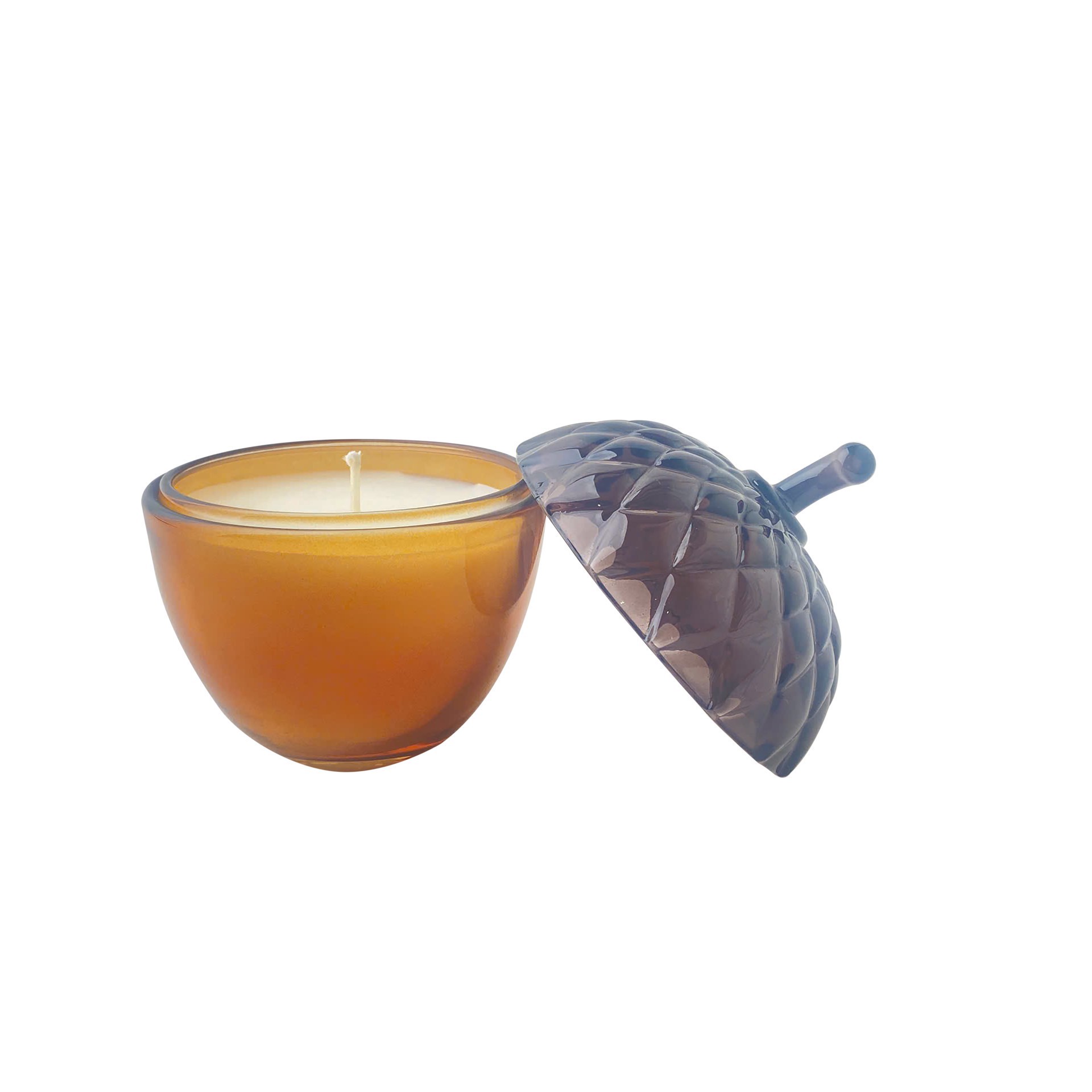 slide 2 of 4, 9oz. Scented Glass Acorn Candle By Ashland, 9 oz