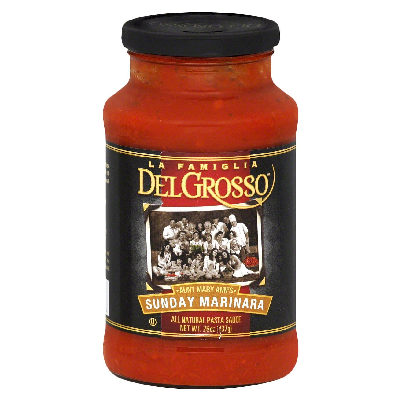 DelGrosso Aunt Mary Ann's Sunday Marinara UltraPremium Pasta Sauce 26