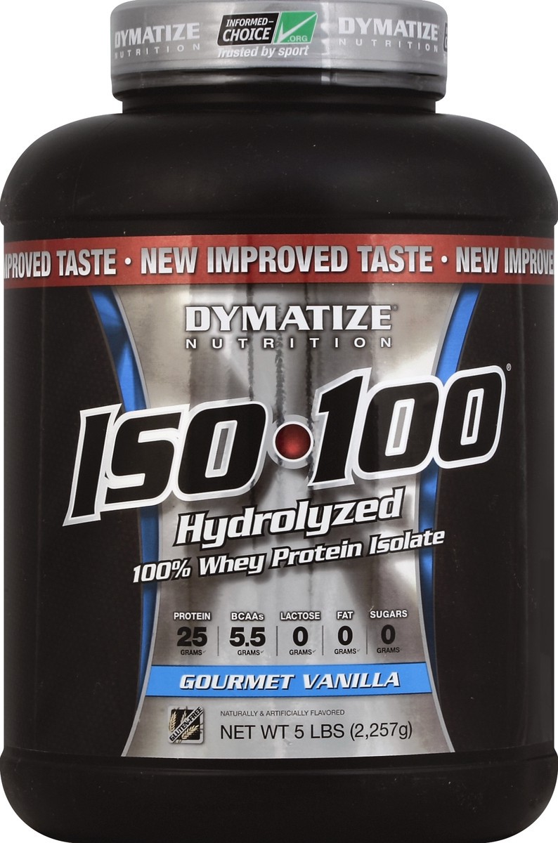 slide 6 of 9, Dymatize Gourmet Vanilla Protein Powder 5 lb, 5 lb