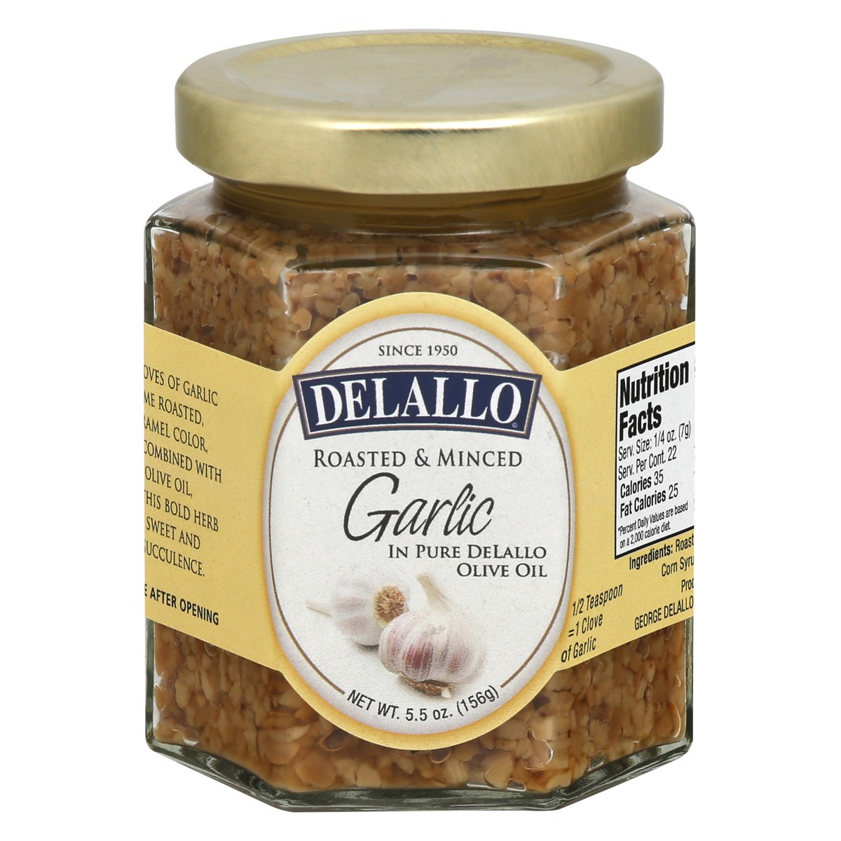 slide 4 of 10, dellalo Garlic - 5.5 oz, 5.5 oz