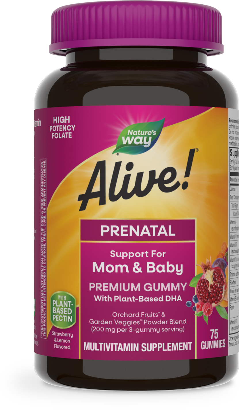 slide 1 of 2, Nature's Way Alive! Premium Prenatal Gummies, 75 ct