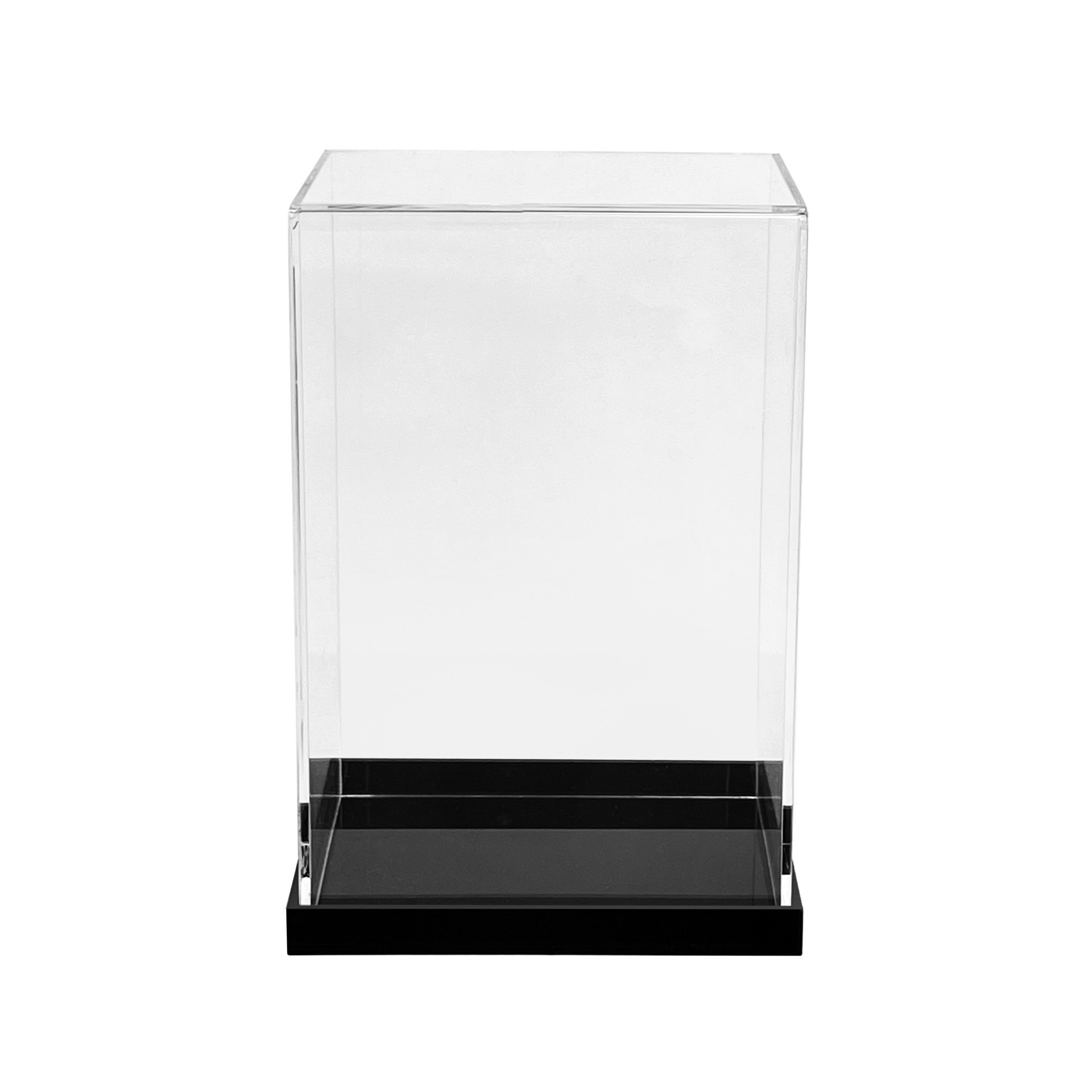 slide 2 of 4, Clear Acrylic Vinyl Figure Display Case By Studio Decor, 4.7 in x 7.4 in x 3.7 in