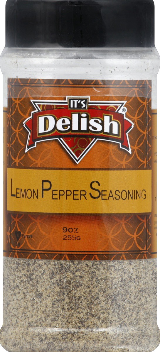 slide 2 of 2, It's Delish Lemon Pepper Seasoning 9 oz, 9 oz
