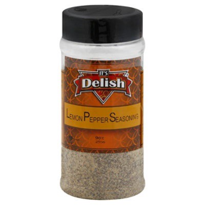 slide 1 of 2, It's Delish Lemon Pepper Seasoning 9 oz, 9 oz