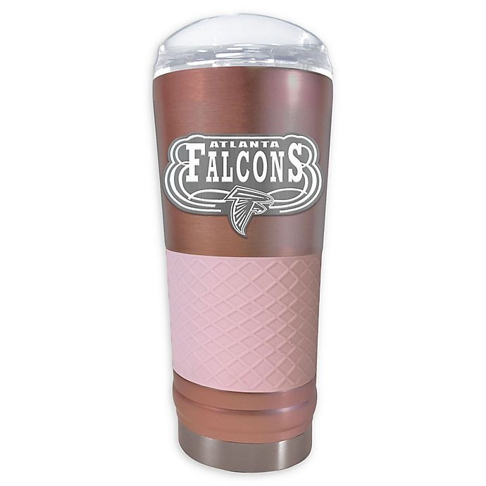 slide 1 of 1, NFL Atlanta Falcons Rose Gold Draft Vacuum-Insulated Tumbler, 24 oz