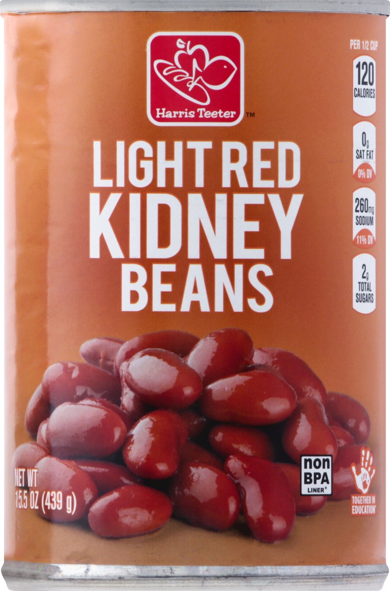 slide 8 of 11, Harris Teeter Light Red Kidney Beans, 15.5 oz