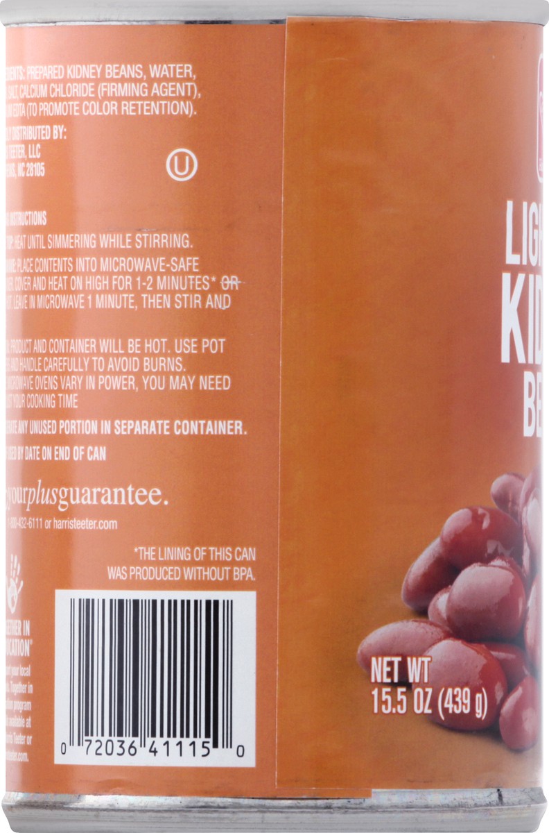 slide 11 of 11, Harris Teeter Light Red Kidney Beans, 15.5 oz