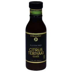 3 Dragons Gluten Free Citrus Teriyki Glaze 12 fl oz