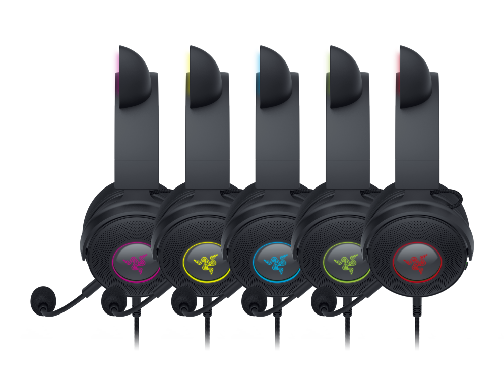 slide 4 of 4, Razer Kraken Kitty Edition V2 Pro Headset - Black, 1 ct
