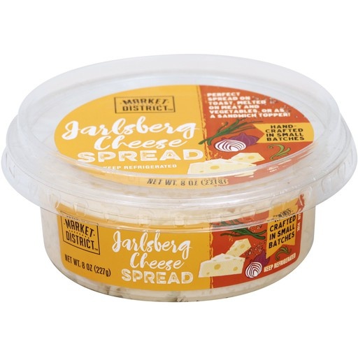 slide 1 of 1, Market District Giant Eagle Jarlsberg Cheese Spread, 8 oz