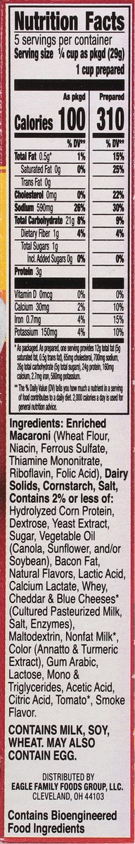 slide 13 of 13, Hamburger Helper Bacon Cheeseburger Pasta Meal Kit 5.1 oz, 5.1 oz