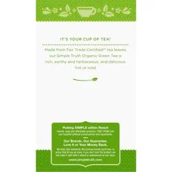 Simple Truth Organic Green Tea Bags - 20 ct